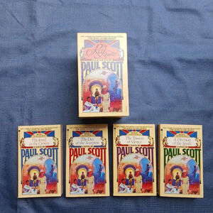 The Raj Quartet Paul Scott Complete Set Avon Paperbacks